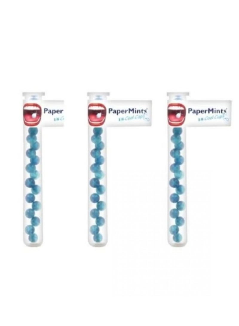 Cool caps breath refreshers3x tubes of 18 capsules