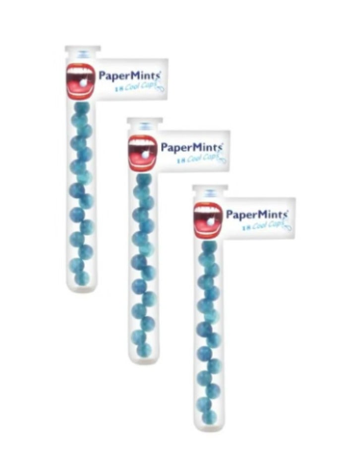 Cool caps breath refreshers3x tubes of 18 capsules