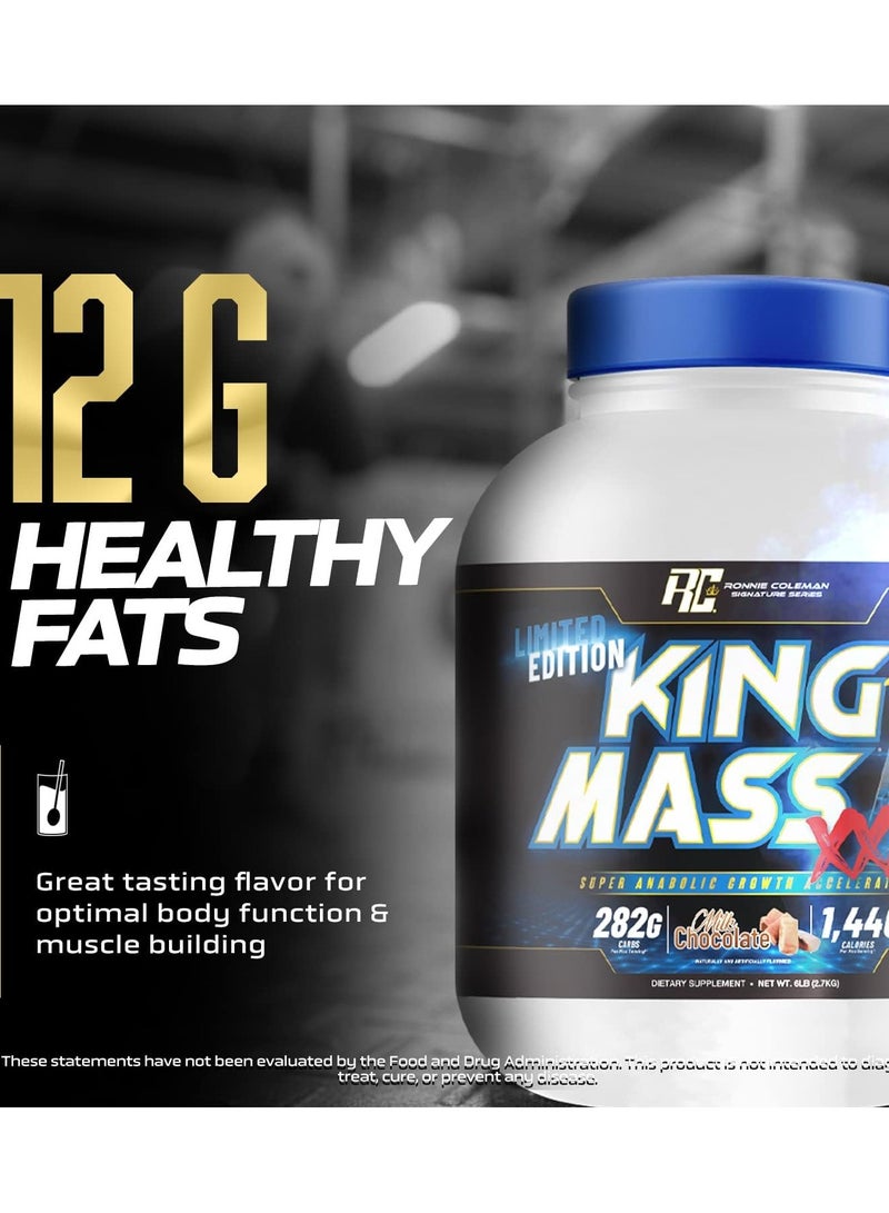 Ronnie Coleman King Mass XL Limited Edition 2.7kg Vanilla Ice Cream Flavor 11 Serving