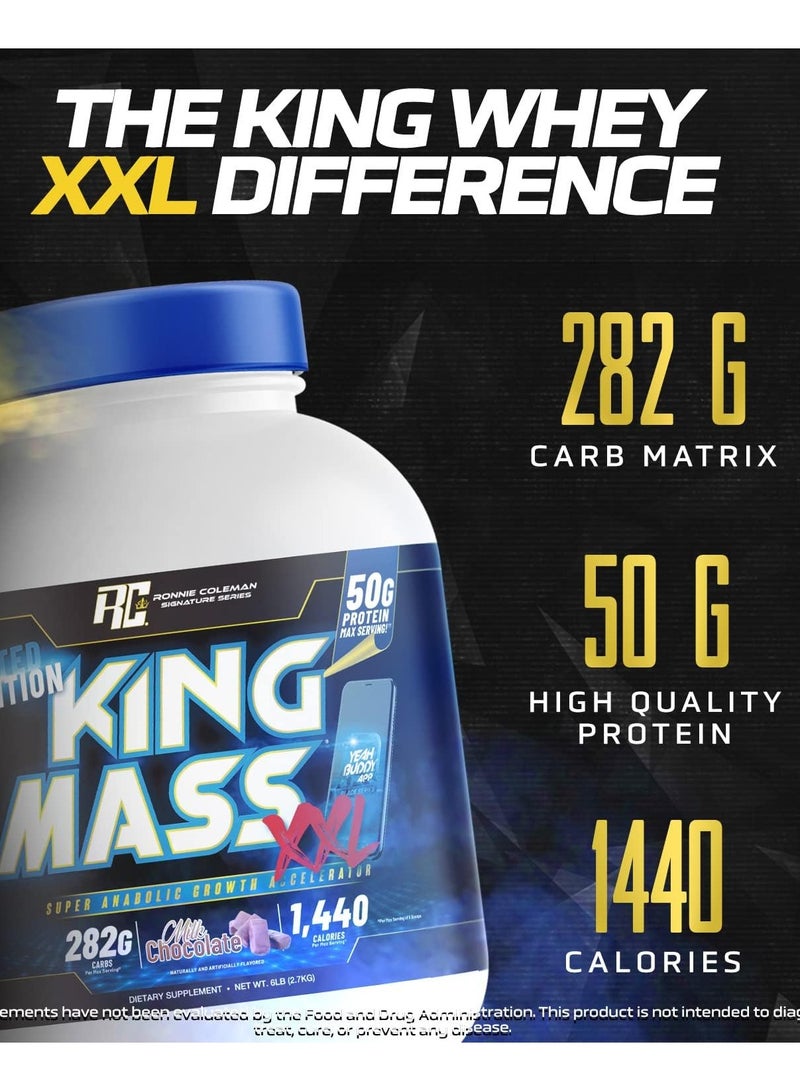 Ronnie Coleman King Mass XL Limited Edition 2.7kg Vanilla Ice Cream Flavor 11 Serving