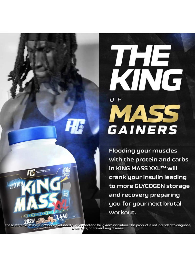 Ronnie Coleman King Mass XL Limited Edition 2.7kg Vanilla Ice Cream Flavor 11 Serving