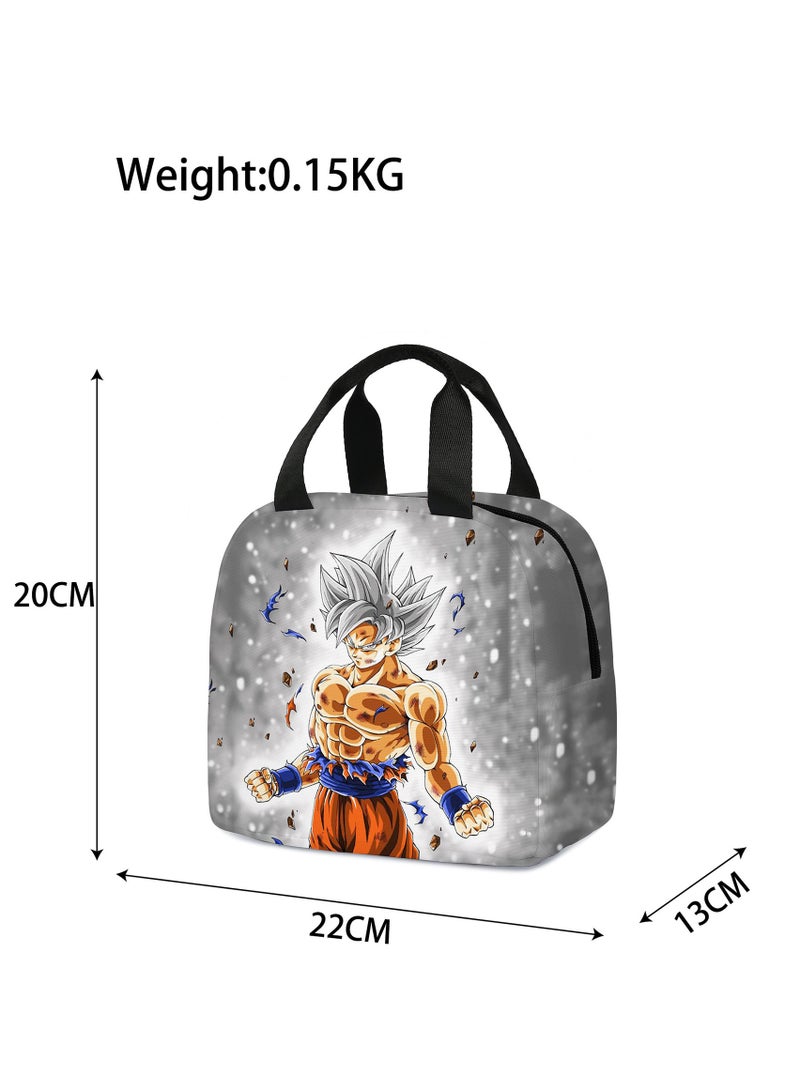 New Dragon Ball Cartoon Dragon Ball Primary And Secondary School Students Lunch Bag Children's Ice Bag 20*22*13cm