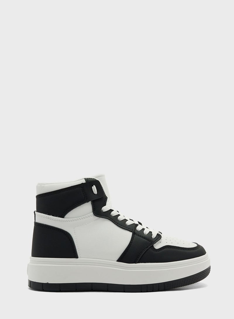 Platform High Top Court Sneaker