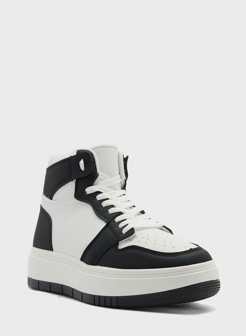 Platform High Top Court Sneaker