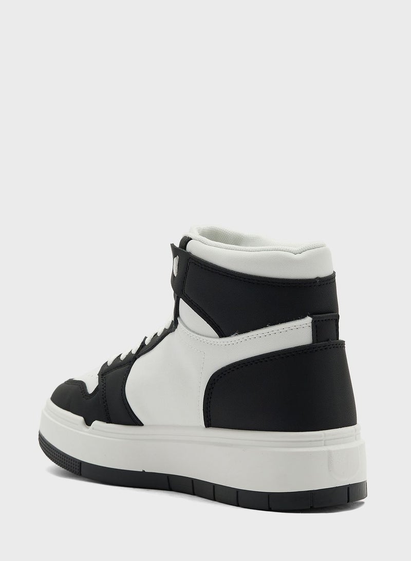 Platform High Top Court Sneaker