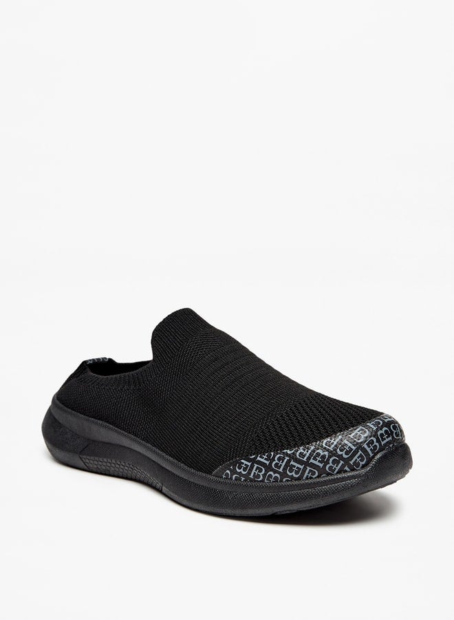 Womens Textured Slip-On Sneakers