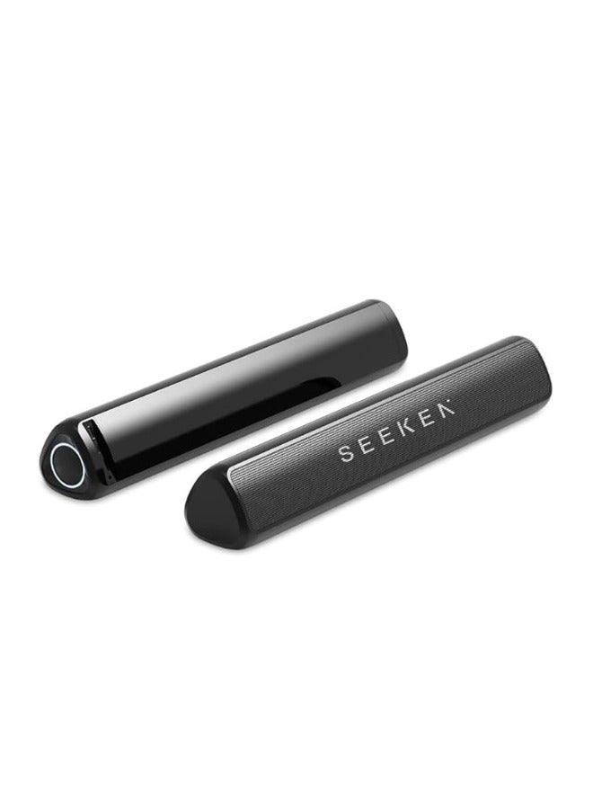 SEEKEN Soundbar, 10 Hours Playtime, USB Soundbeat Speakers for Computer Desktop Laptop PC