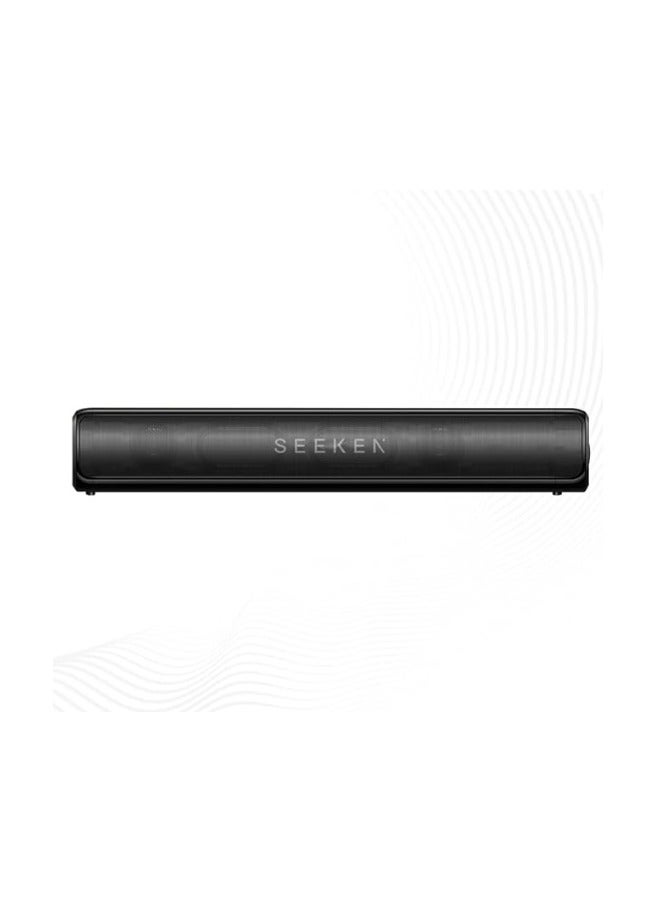 SEEKEN Soundbar, 10 Hours Playtime, USB Soundbeat Speakers for Computer Desktop Laptop PC