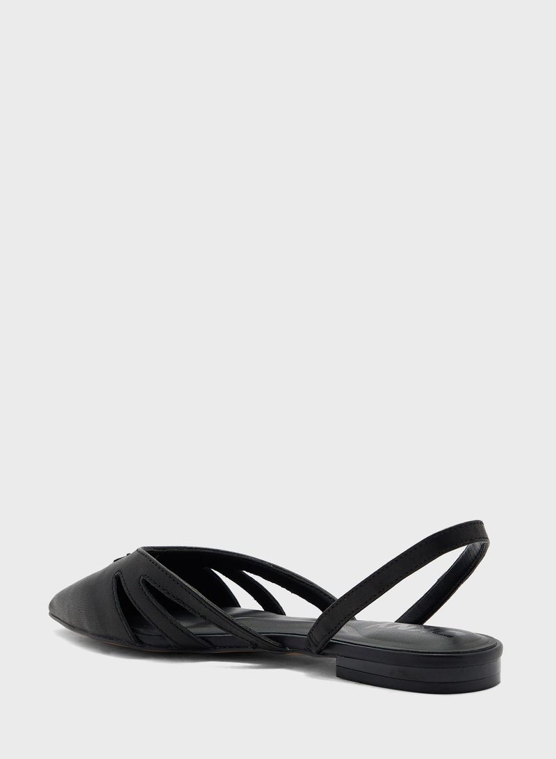 Verity Slingback Flat Sandals