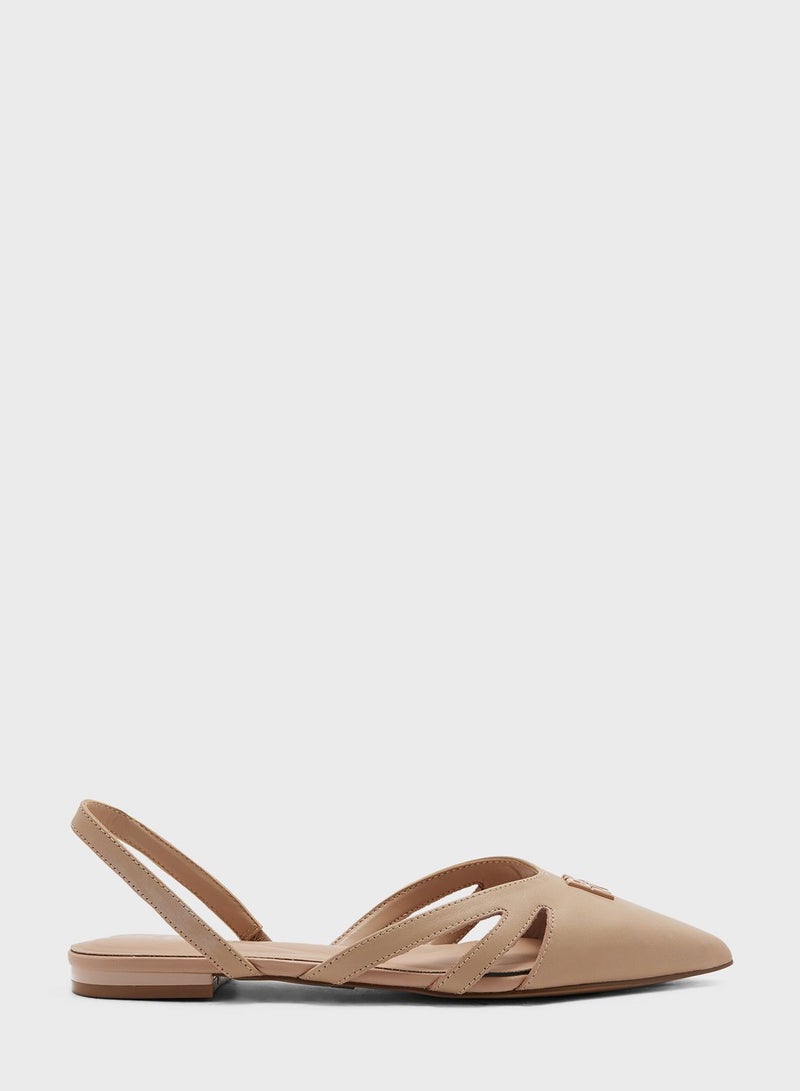 Verity Slingback Flat Sandals