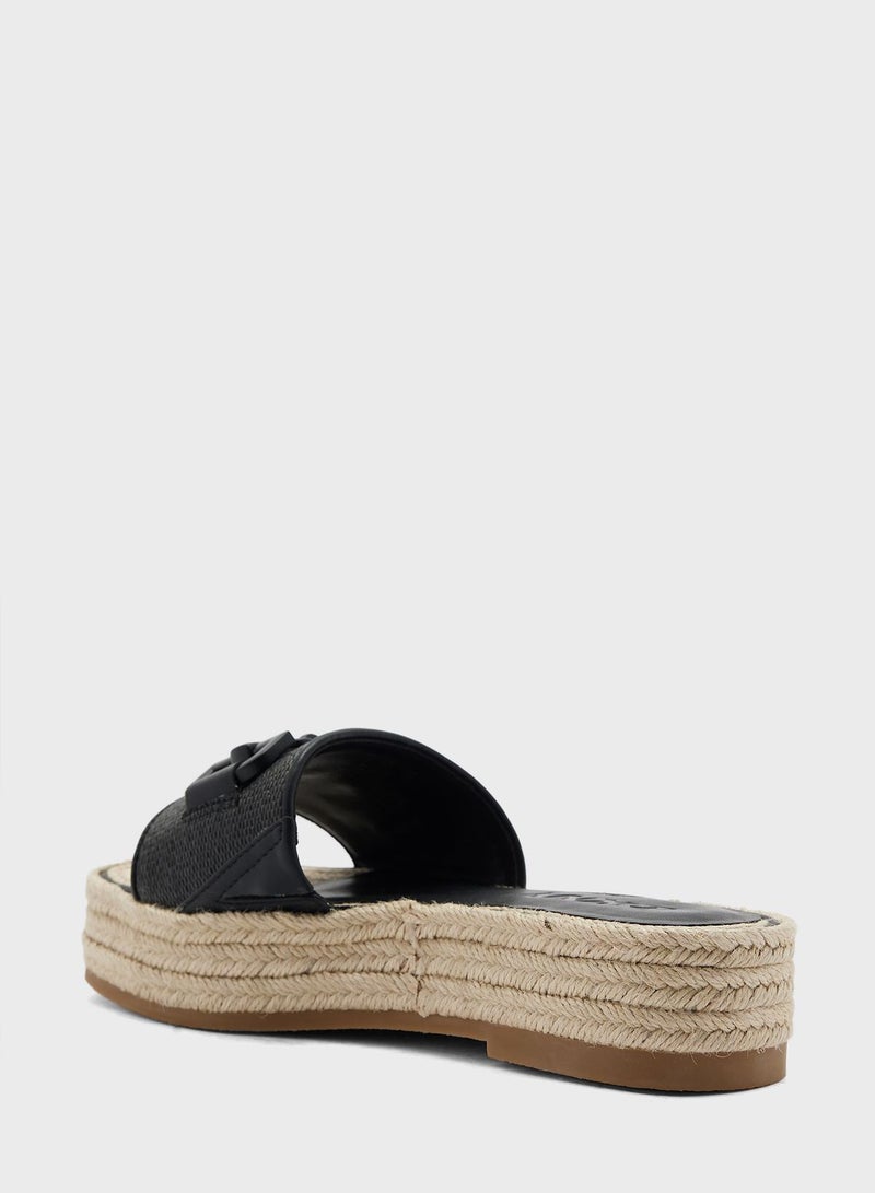 Fiona Platform Slide Sandals