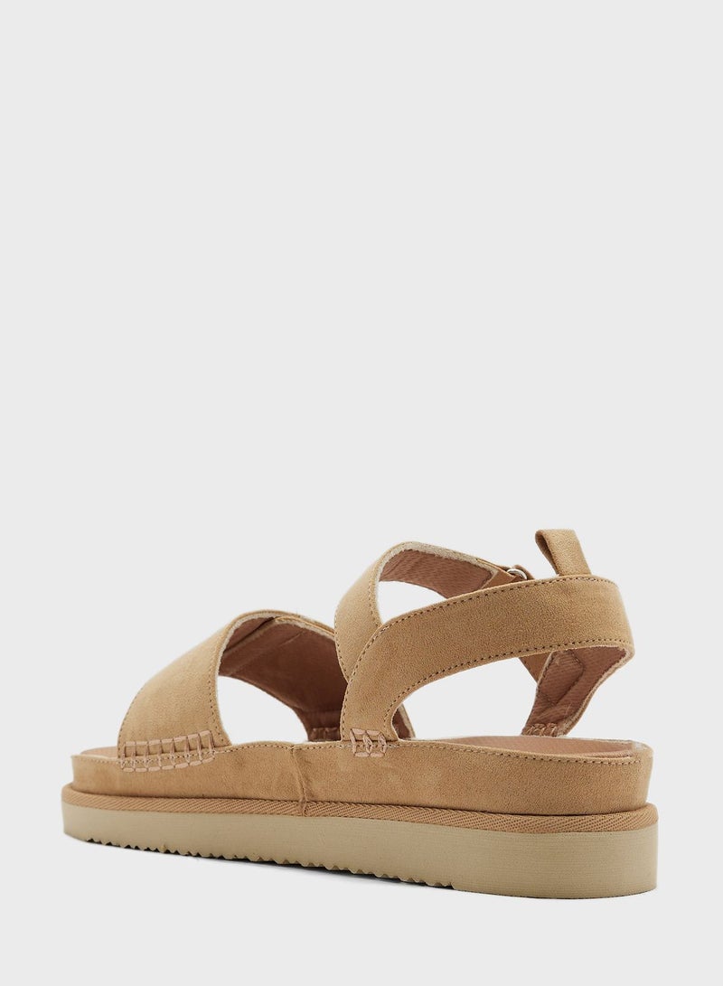 Flatform Sporty Casual Sandal