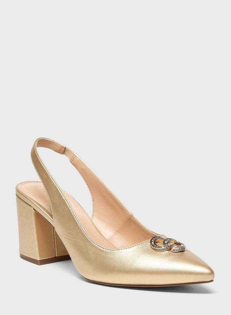 Sling Back Pumps