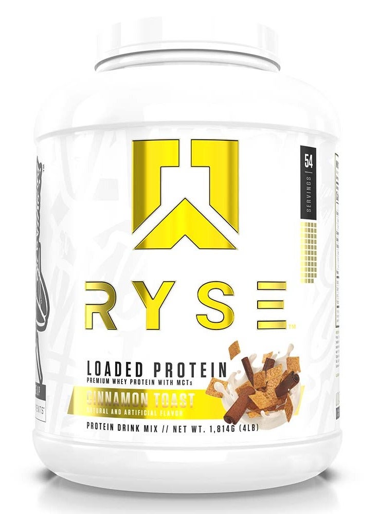Loaded Premium Whey Protein, Cinnamon Toast, 54 servings