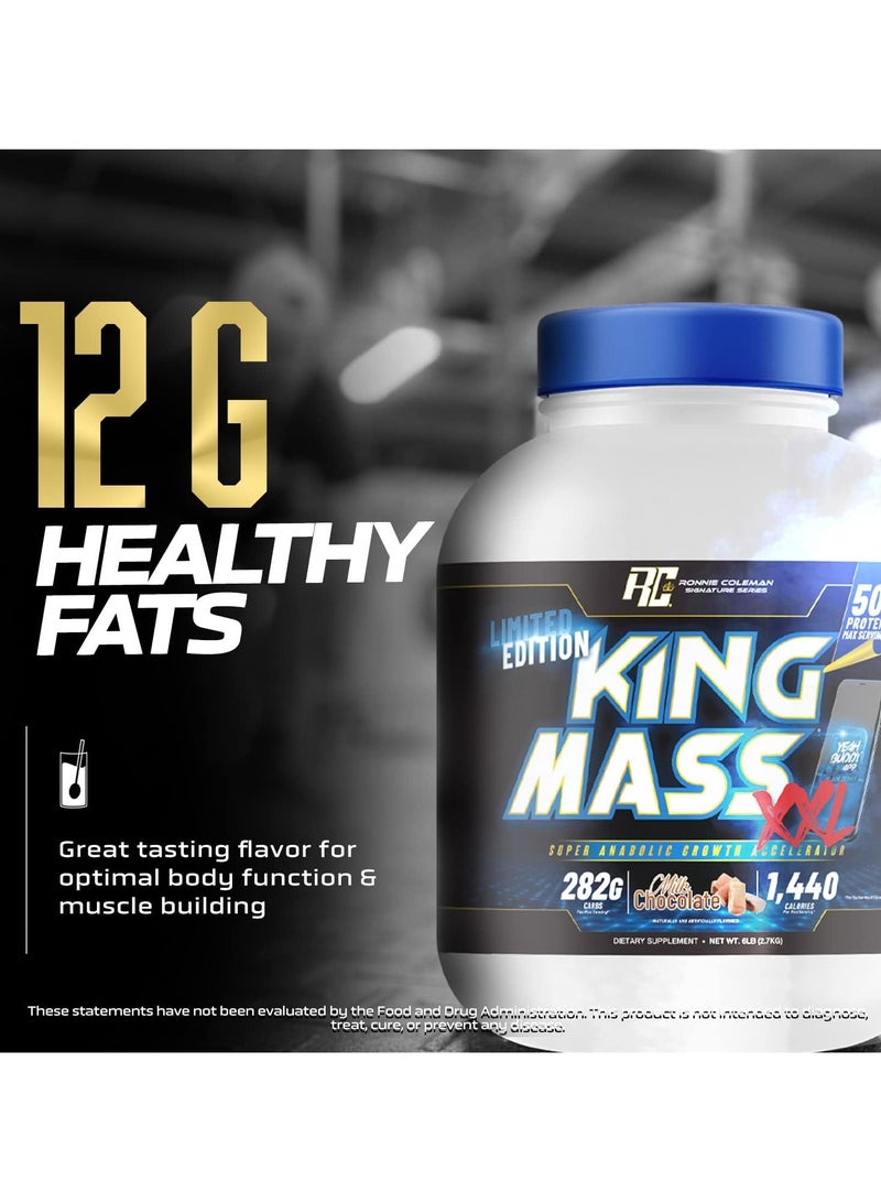 Ronnie Coleman King Mass XL Limited Edition 2.7kg Milk Chocolate Flavor 11 Serving