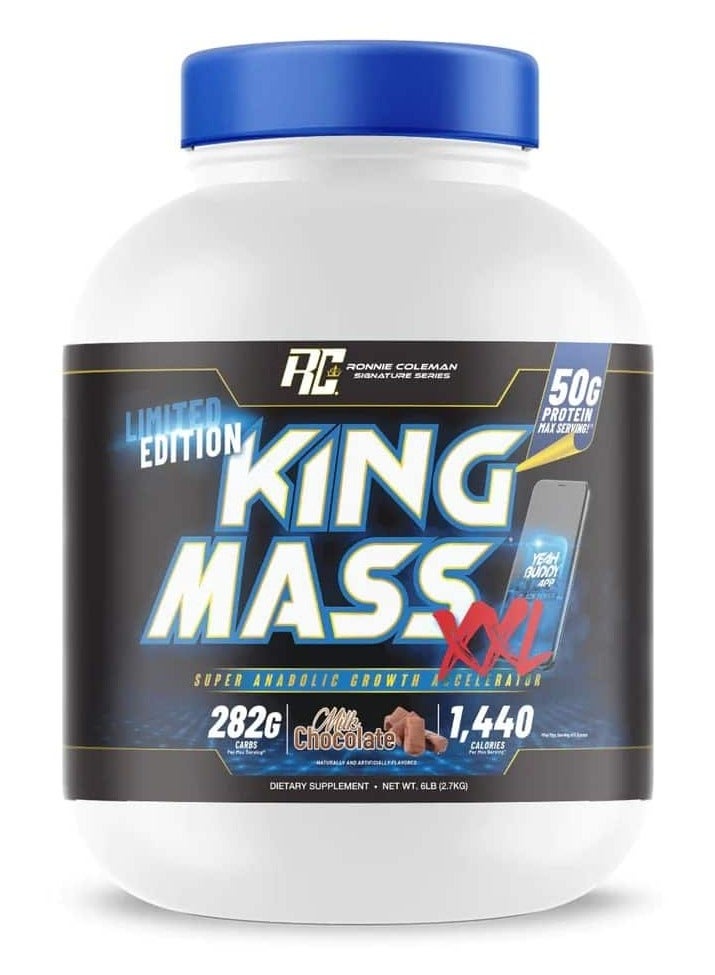 Ronnie Coleman King Mass XL Limited Edition 2.7kg Milk Chocolate Flavor 11 Serving