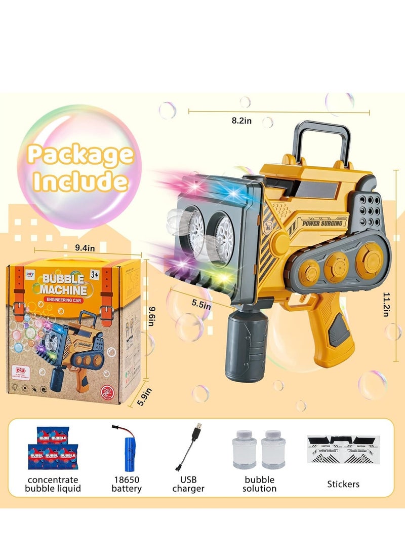 Baybee Automatic Bubble Gun Machine Toys For Kids With Lights & 16 Holes Bubbles Maker, Blower Machine Party Blaster Summer Toys for Birthday Wedding Party Outdoor Best Gift Toys for kids Boy Girl