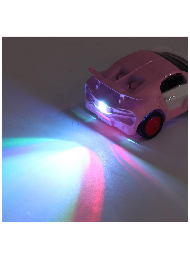 Pink Silicone Watchband RC Car Toy  Adorable 2.4GHz Mini Alloy Racer in Wristwatch Design for Girls