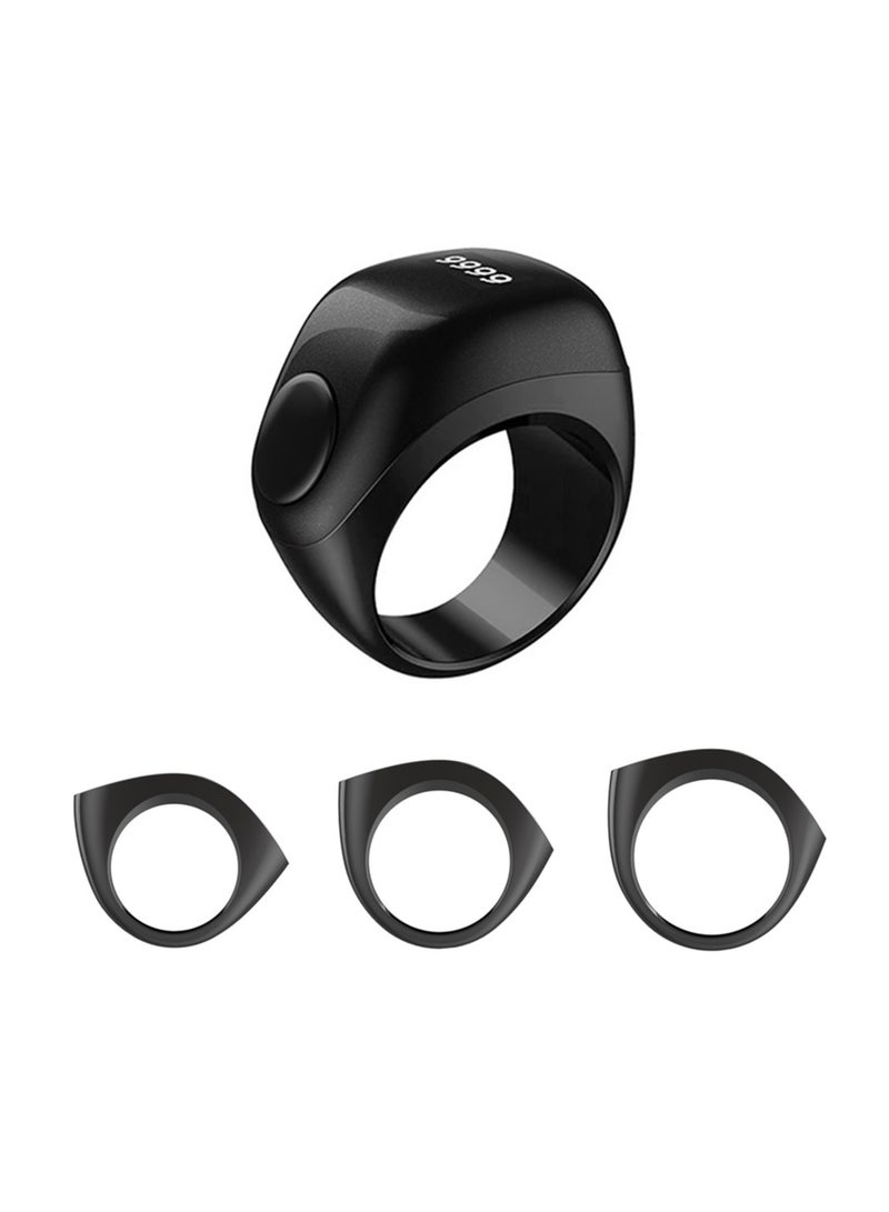22mm Smart Digital Tasbih Zikr Ring Counter Prayer Timing Reminder OLED Display Ring