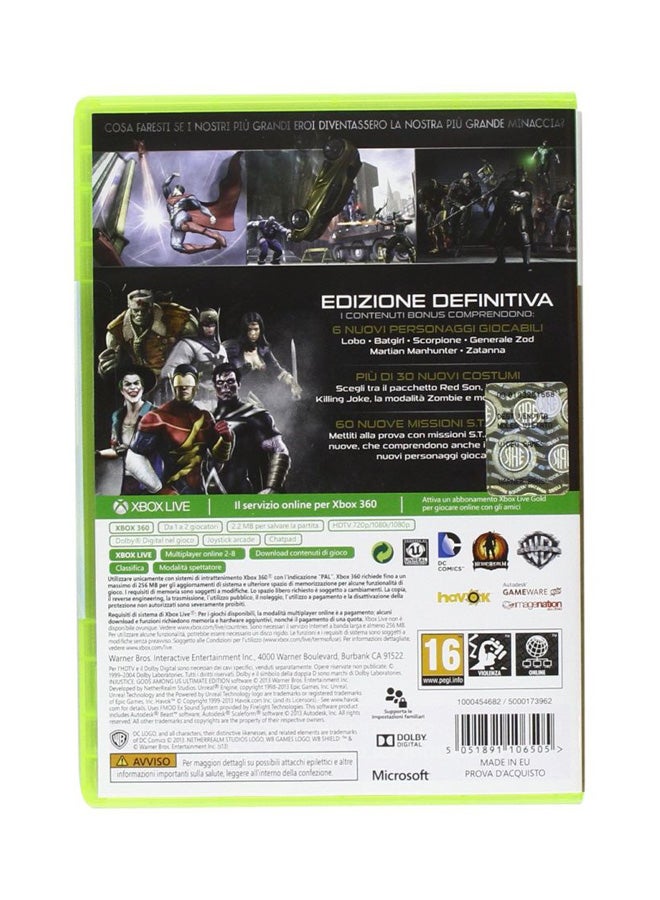 Injustice Ultimate Edition (Intl Version) - Action & Shooter - Xbox 360