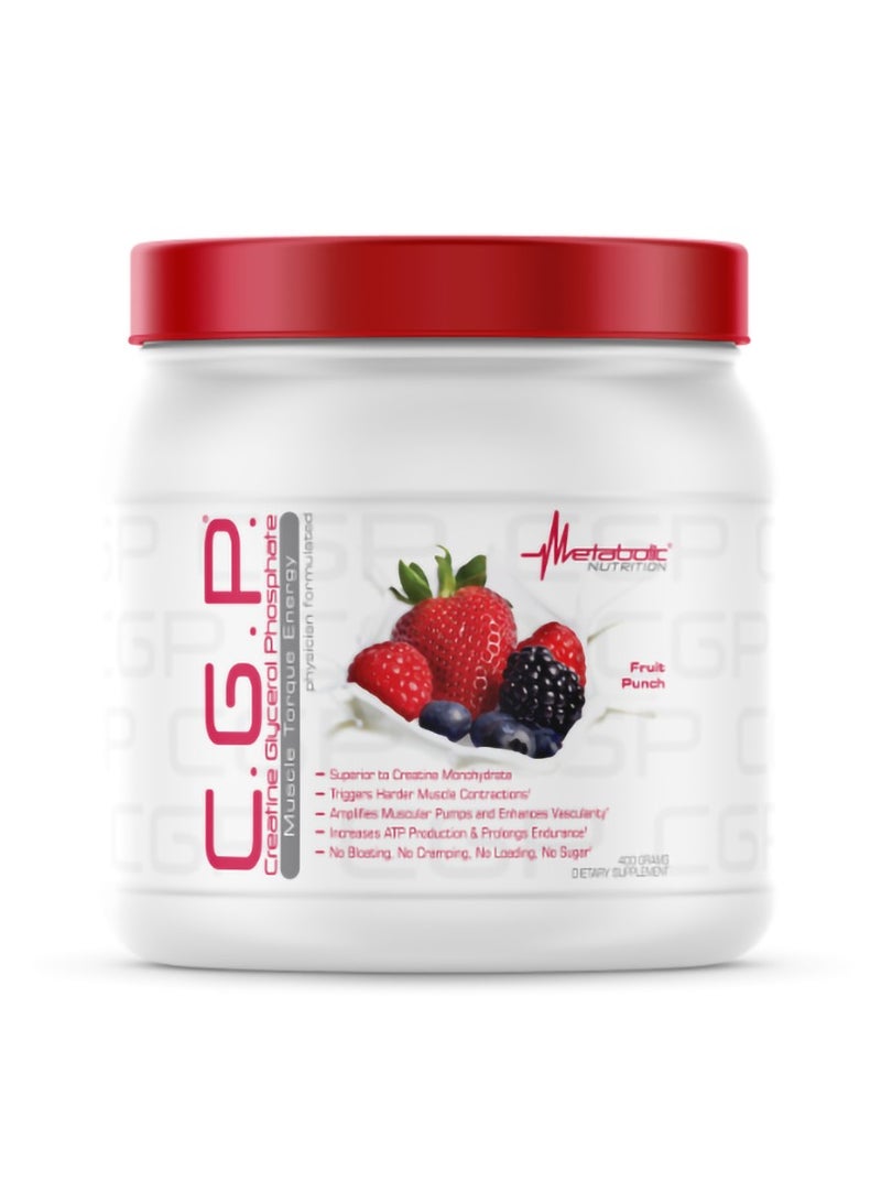 C.G.P. (Creatine Glycerol Phosphate) 400g - Fruit Punch