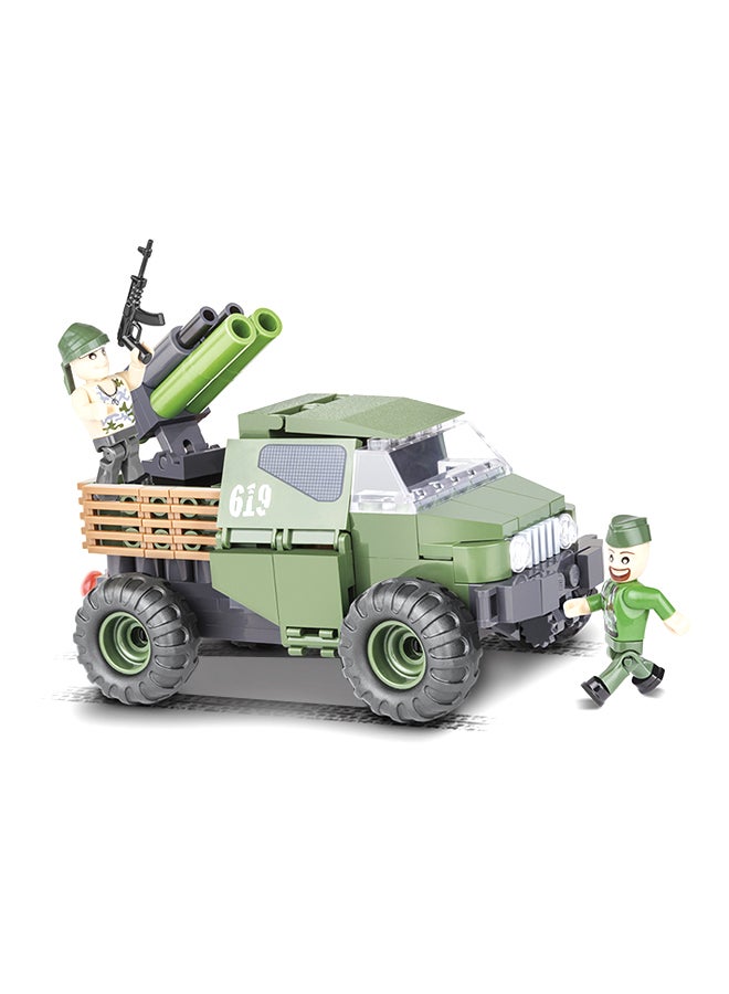 150-Piece Small Army 4WD Armoured Truck 2160 5+ Years