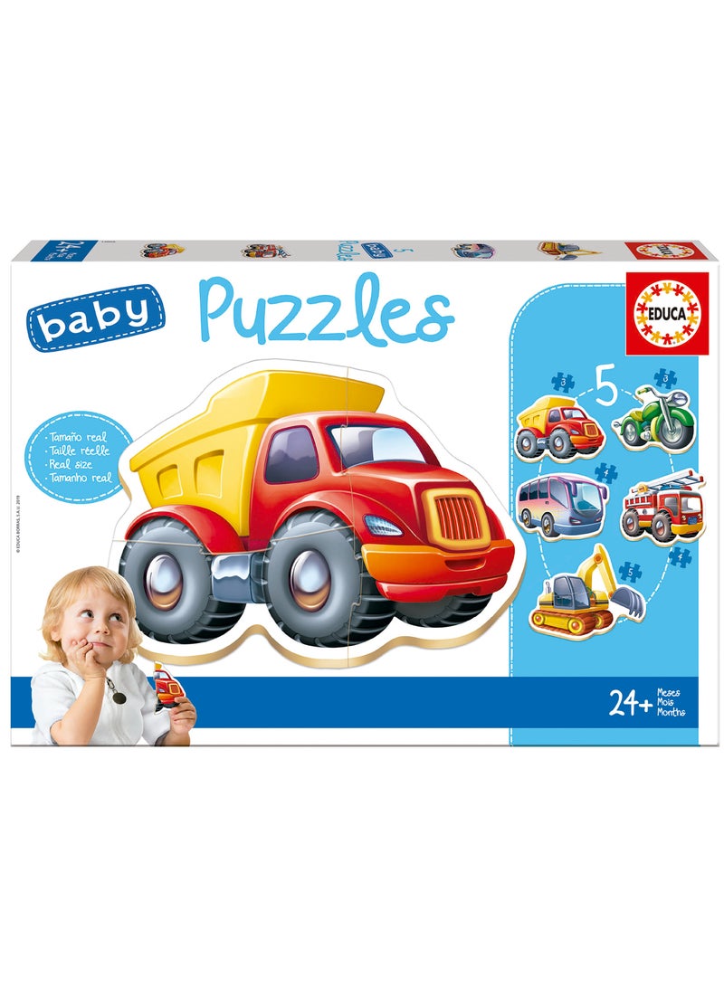 Educa Baby Puzzles Vehicles