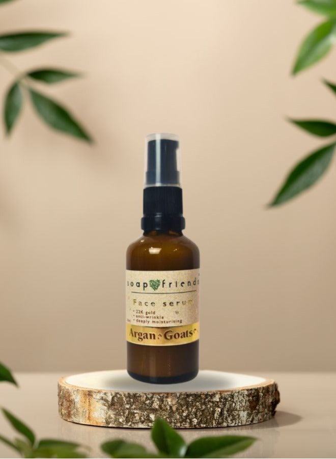 Soap Friends Anti-Wrinkle Face Serum for deep mosturizing of Skin 50 ml - Rejuvenating Formula for Wrinkles, Fine Lines & Hydrated Skin