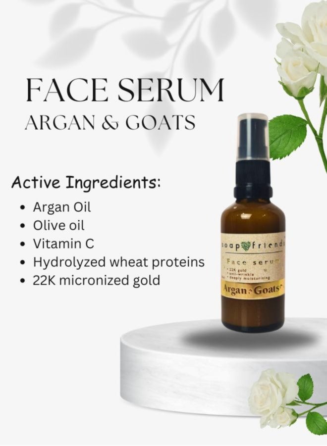 Soap Friends Anti-Wrinkle Face Serum for deep mosturizing of Skin 50 ml - Rejuvenating Formula for Wrinkles, Fine Lines & Hydrated Skin