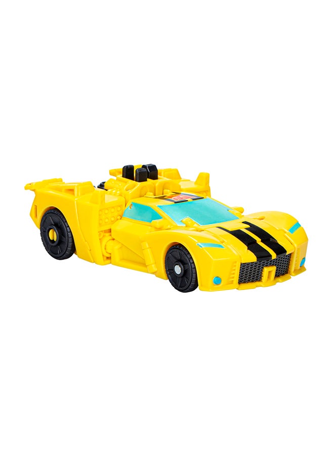 EarthSpark Warrior Class Bumblebee 5-Inch Robot Action Figure, Converts in 19 Steps, Interactive Toys for Boys and Girls Ages 6 and Up