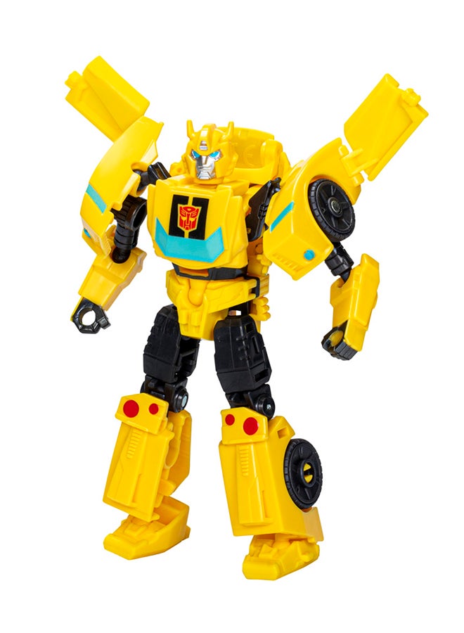 EarthSpark Warrior Class Bumblebee 5-Inch Robot Action Figure, Converts in 19 Steps, Interactive Toys for Boys and Girls Ages 6 and Up