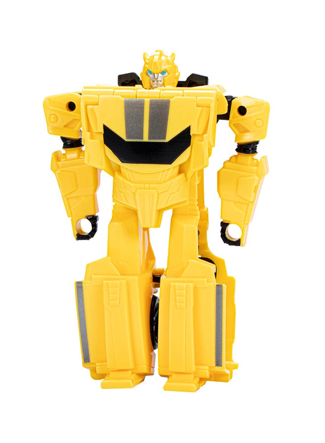 Toys EarthSpark 1-Step Flip Changer Bumblebee 4-Inch Action Figure, Robot Toys for Ages 6 and Up