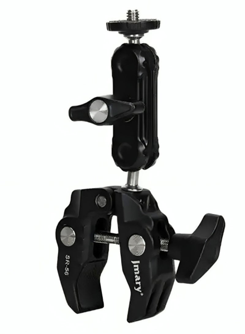 JMARY SR-56 Aluminum Handlebar Crab Clamp Magic Arm Rod Mount