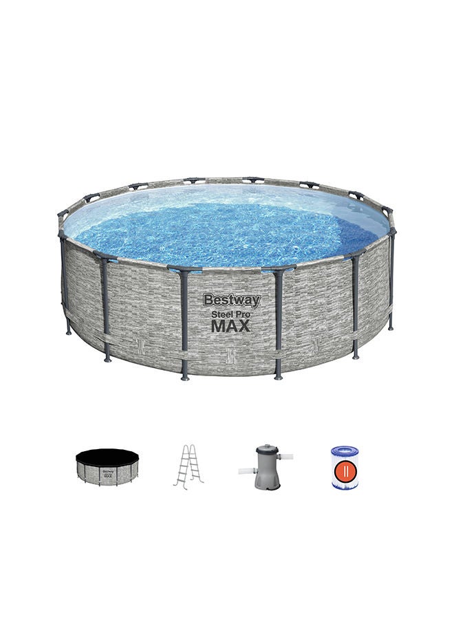 Poolset Steel Pro Max 427x122 Cm