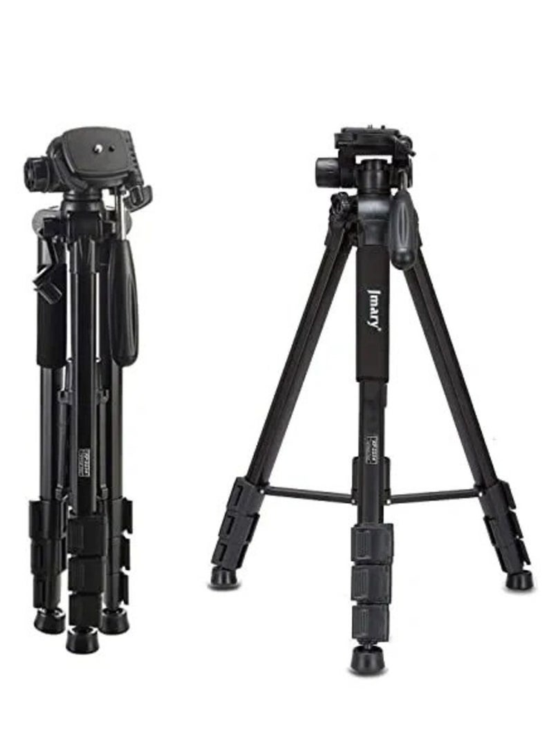 Jmary 2234 Professional Aluminium Alloy Tripod Stand - 3-Way Swivel Pan Head