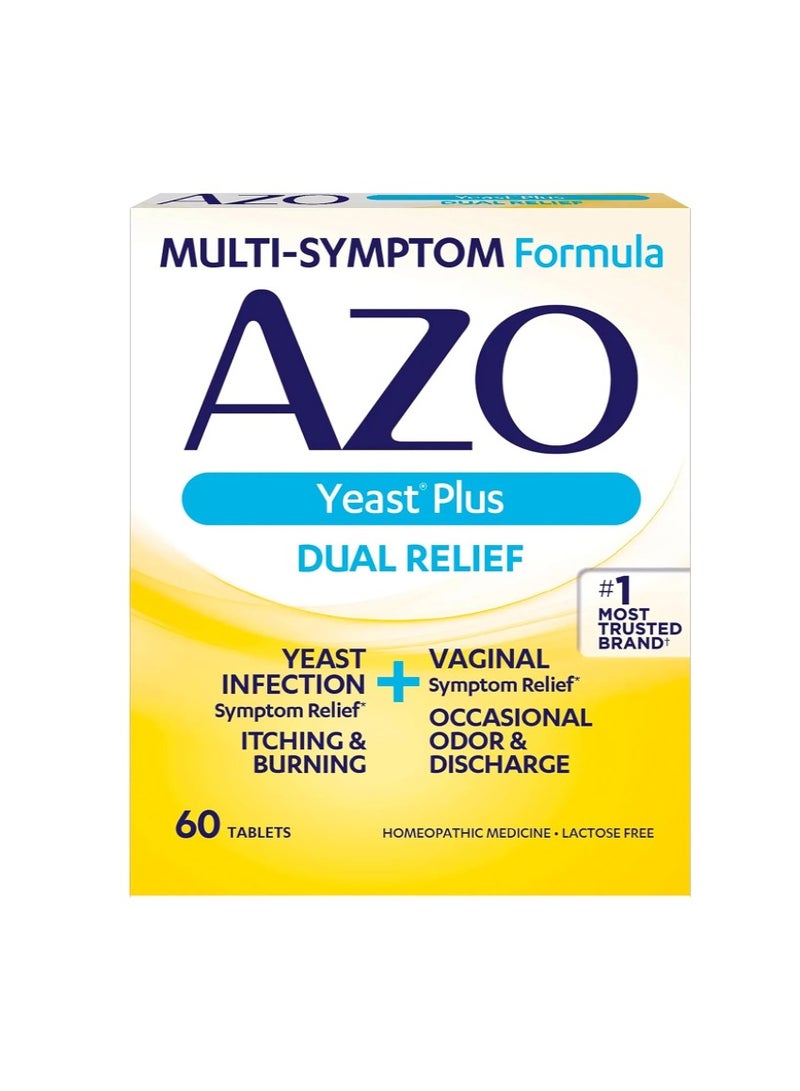 Azo, Yeast, Tabs, 60% 27 Multi-benefit Formula