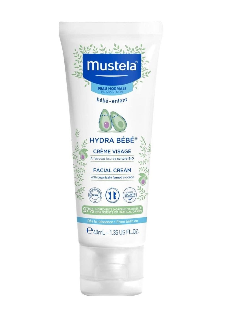 MUStela Hydra Bebe Facial Cream 40Ml 1.35 Fl Oz Pack Of 1