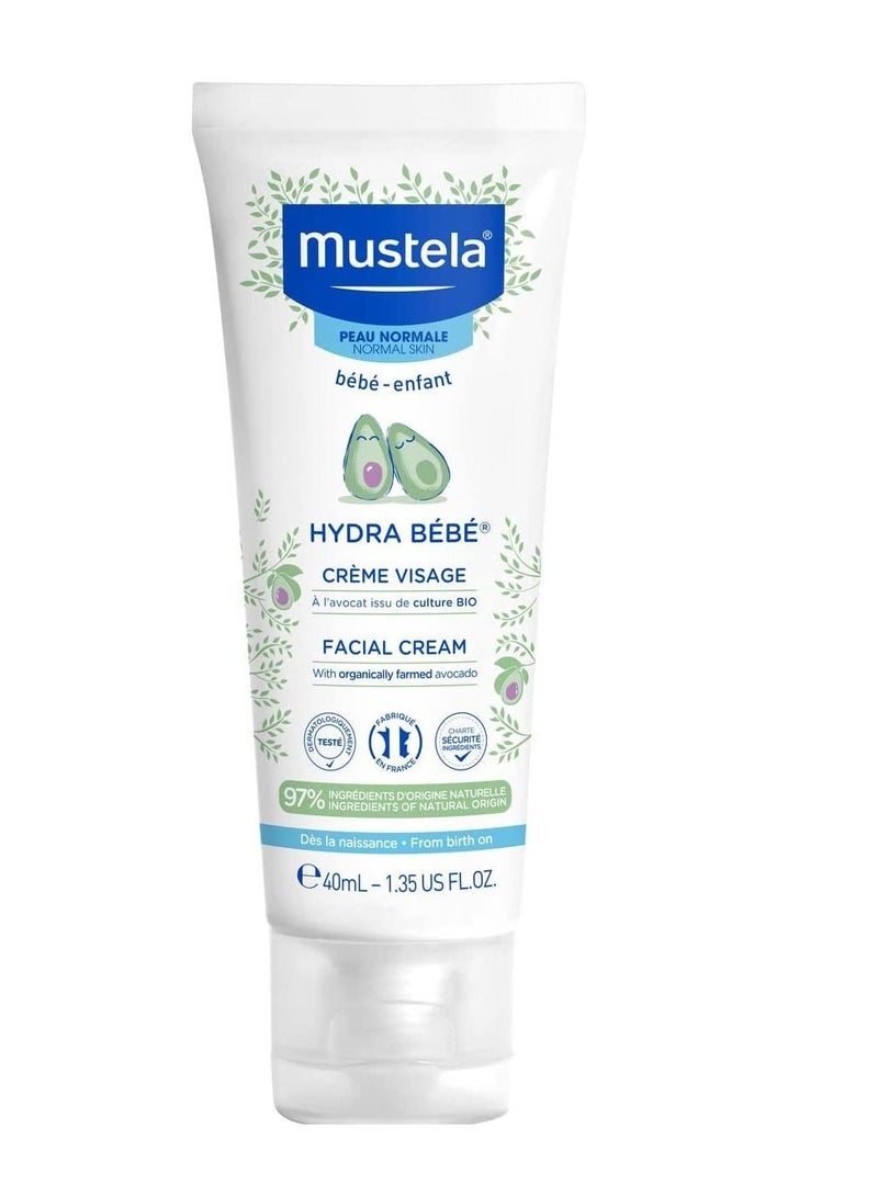 MUStela Hydra Bebe Facial Cream 40Ml 1.35 Fl Oz Pack Of 1