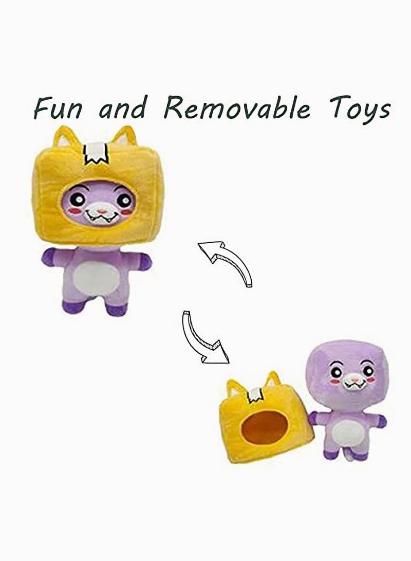 Foxy Plush Doll, SYOSI Foxy Plush Anime Lanky Toys, Soft Stuffed Plushies Removable Cute Robot Doll are the Best Gift for Birthday for Kids and Fans