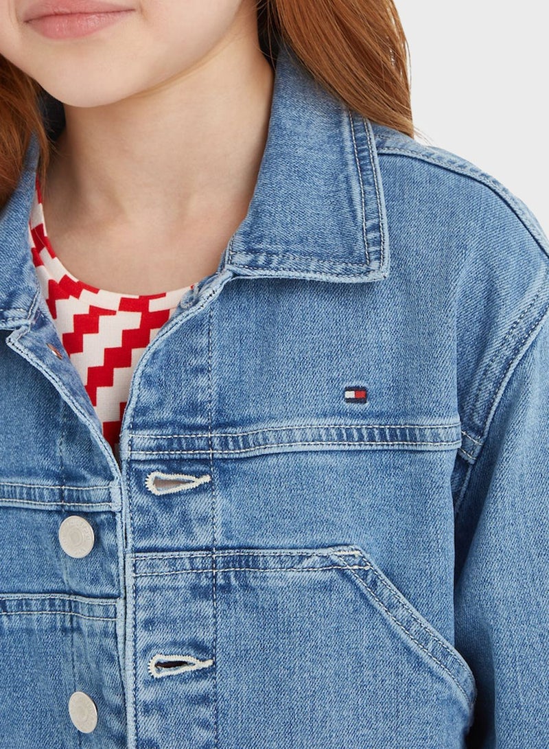 Kids Denim Trucker Jacket