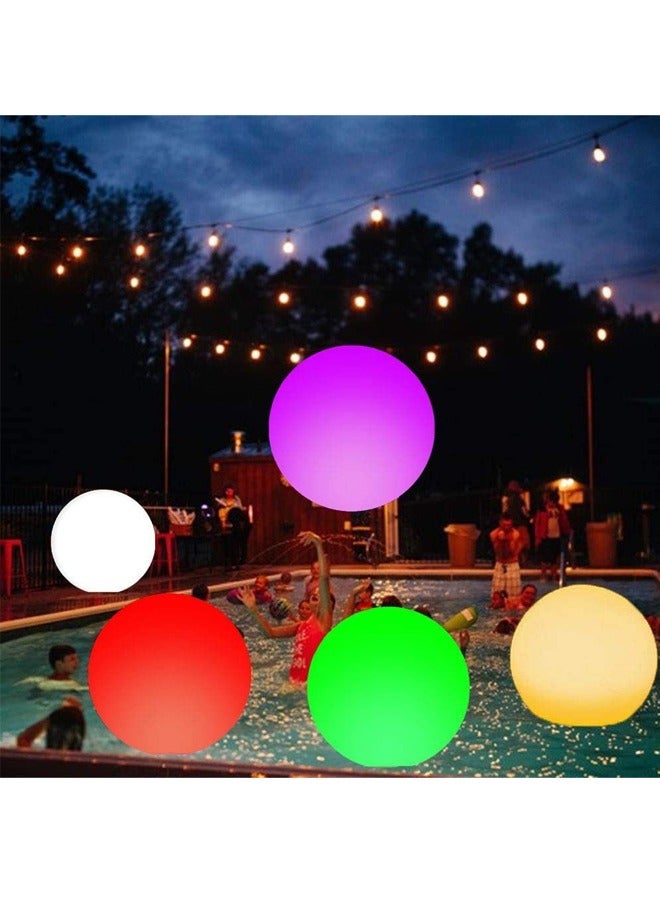 Pool Toys - Light Up Beach Balls for Kids 12 Light Modes, Pool Beach Games Balls for Outdoor or Indoor Activities, Glow in The Dark Pool Beach Decorations for Kids and Adults