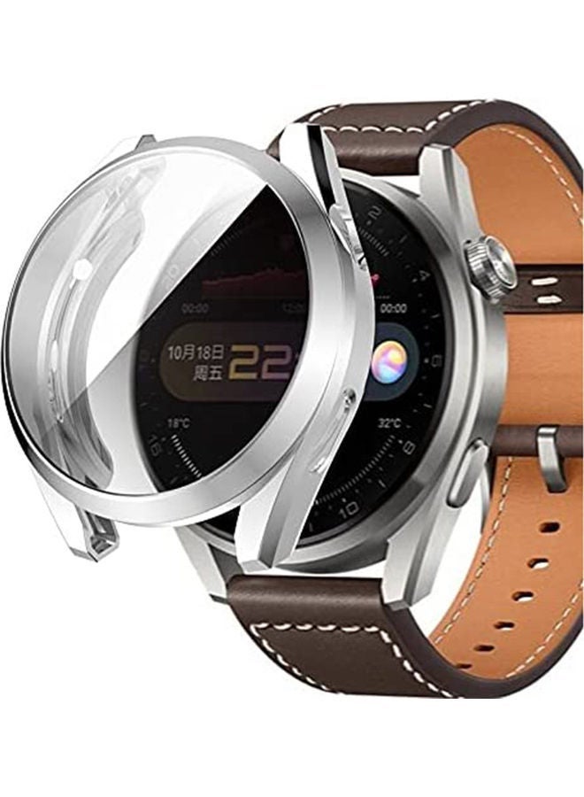 Screen Protector Case for Huawei Watch 3 And Pro Silver