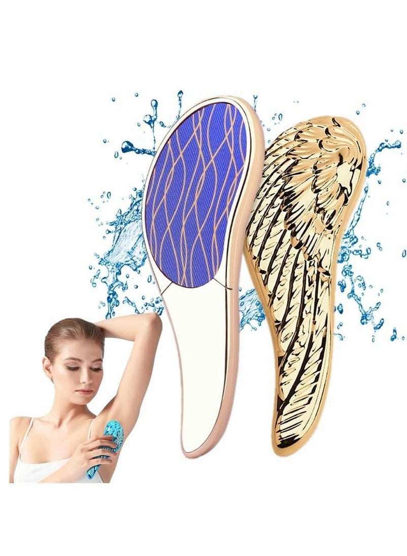 New Bleame Crystal Hair Eraser, Magic Wing Removal, Exfoliation Painless Removal Tool for Men & Women,Soft Silky Skin Full Body