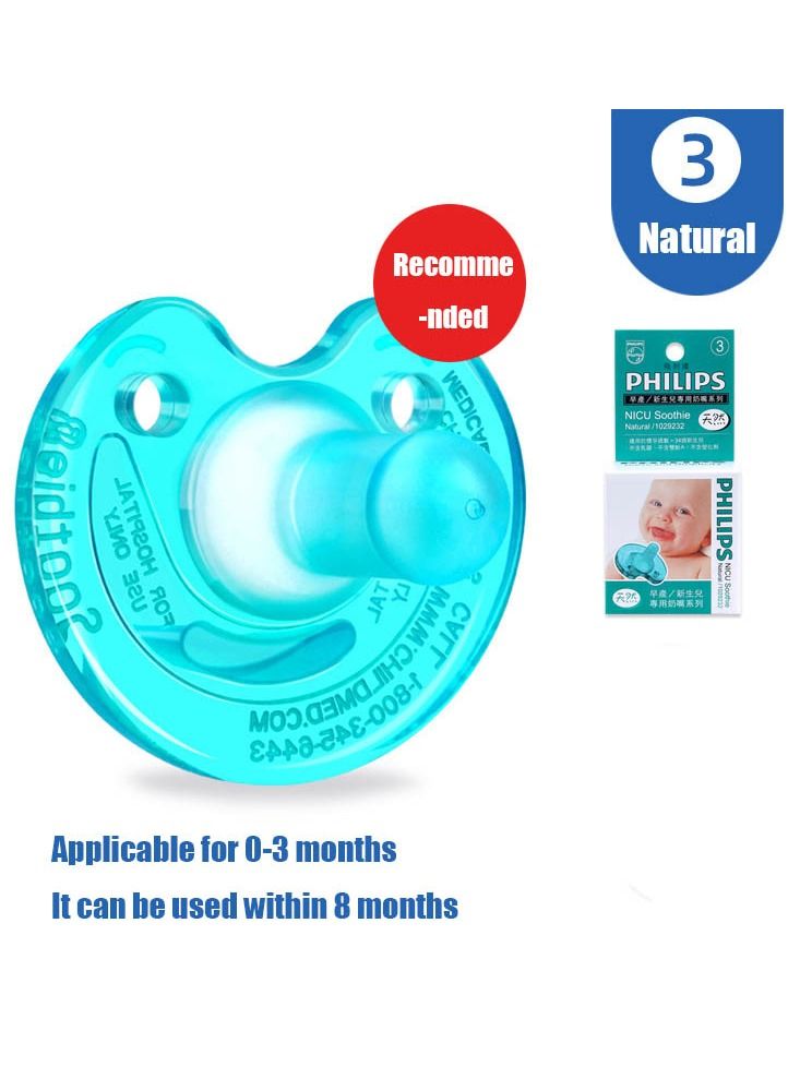 Avent Soothie Pacifier Size 3, Baby 0-3M , 1-piece - Nature