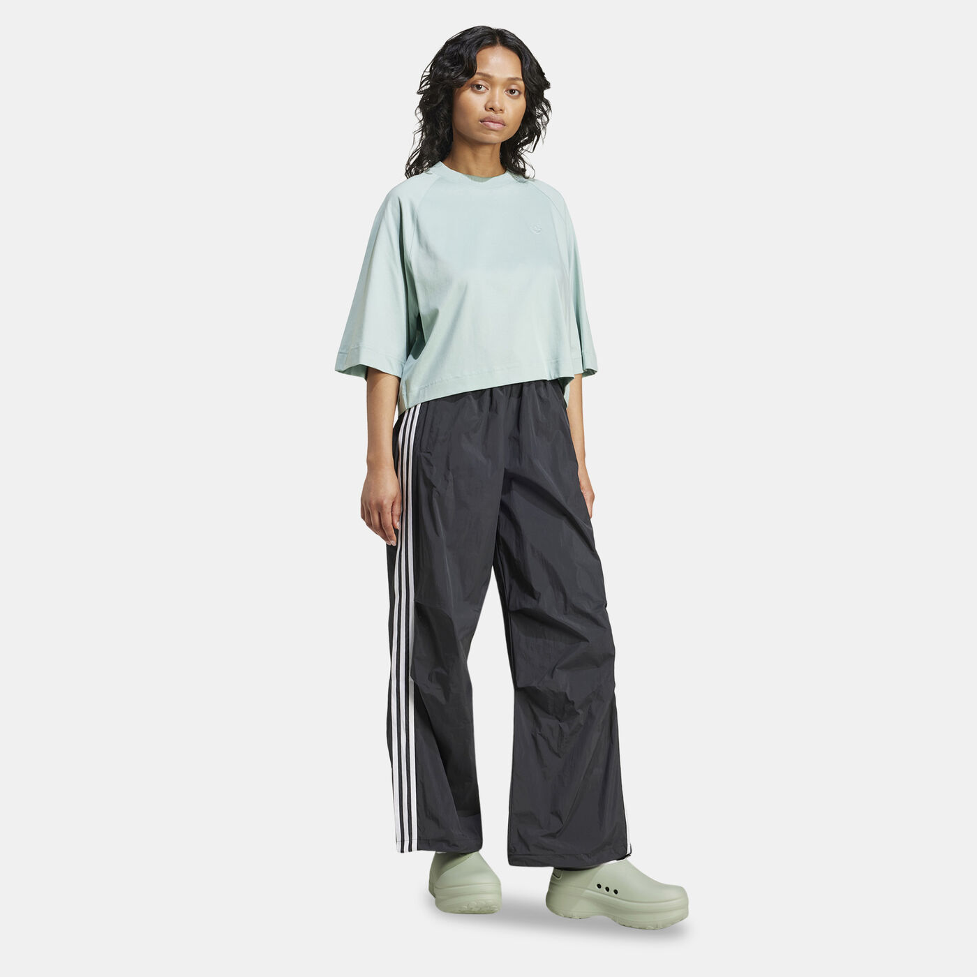 Women's 3-Stripes Woven Parachute Track Pants