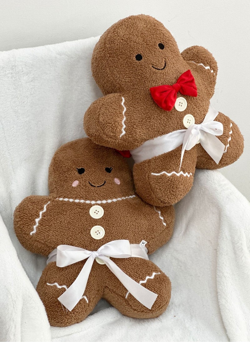 New Gingerbread Man Pillow Plush Doll