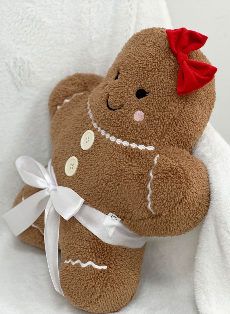 New Gingerbread Man Pillow Plush Doll