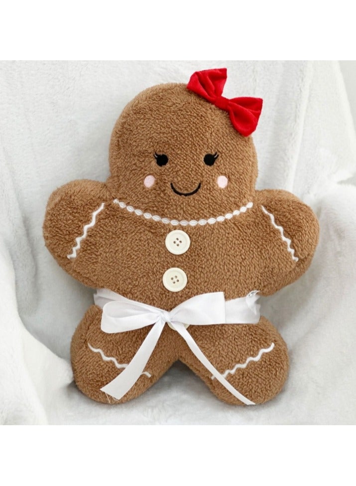 New Gingerbread Man Pillow Plush Doll