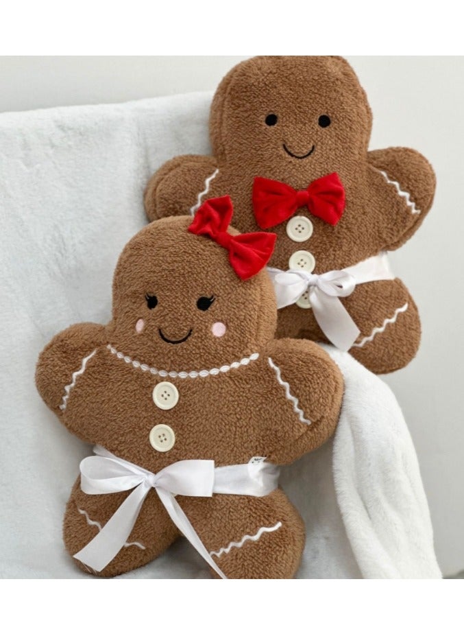 New Gingerbread Man Pillow Plush Doll