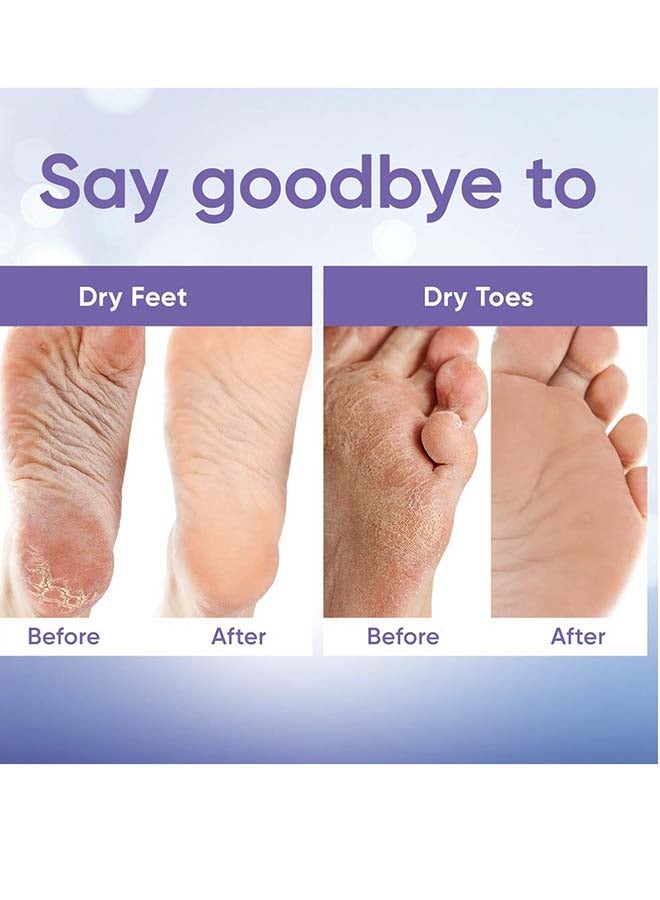 Foot Peeling Mask | Skin Care Pedicure Foot spa - Foot Mask & Foot Callus Remover with Aloe Vera Extract for Baby Soft Skin | Woman & Man | Remove Dead Skin, Cracked Feet & Callus | Lavender (2 Pairs)